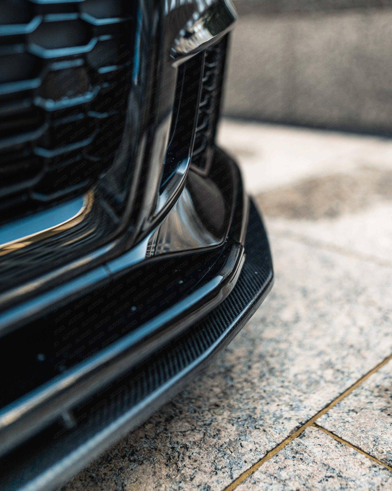 Audi RS3 8V LCI Carbon Fibre Front Splitter by FORM (2017-2020) FORM Industries