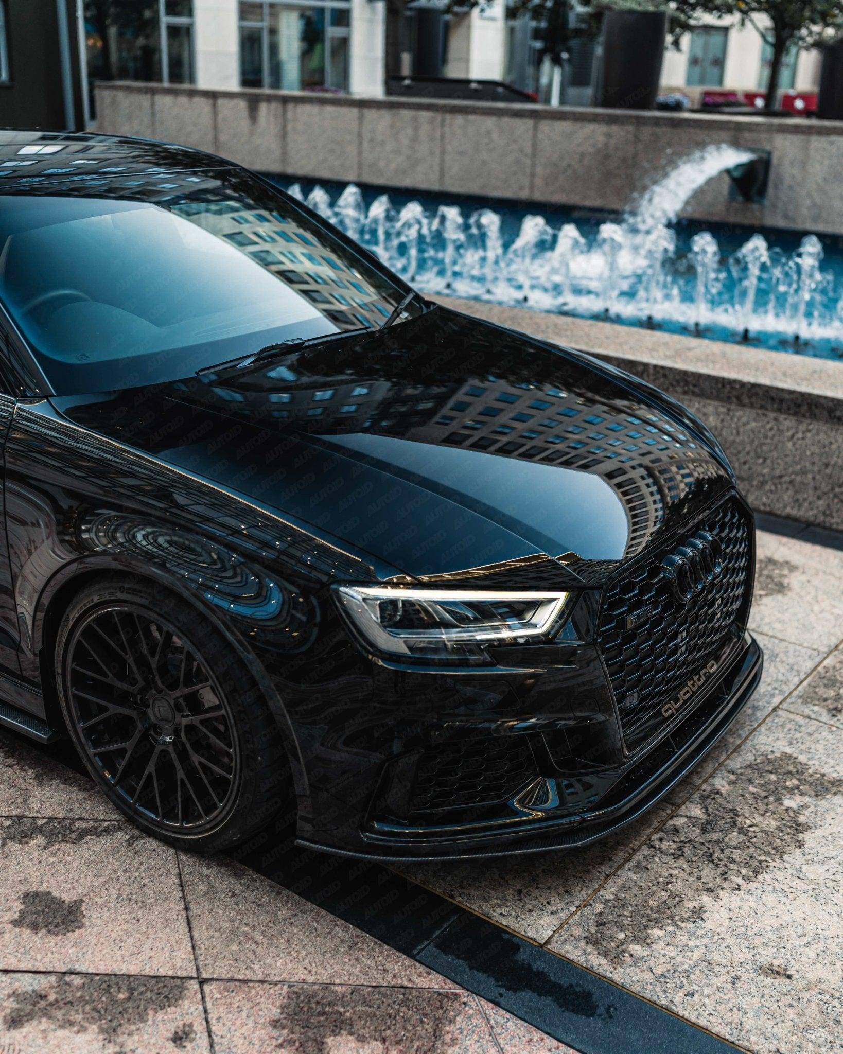Audi RS3 8V LCI Carbon Fibre Front Splitter by FORM (2017-2020) FORM Industries