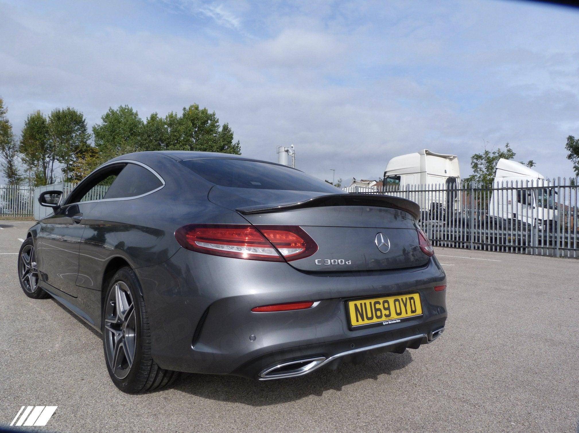 Carbon Fibre Ducktail Rear Spoiler for Mercedes C Class & C63 by FORM (2015+, C205) FORM Industries