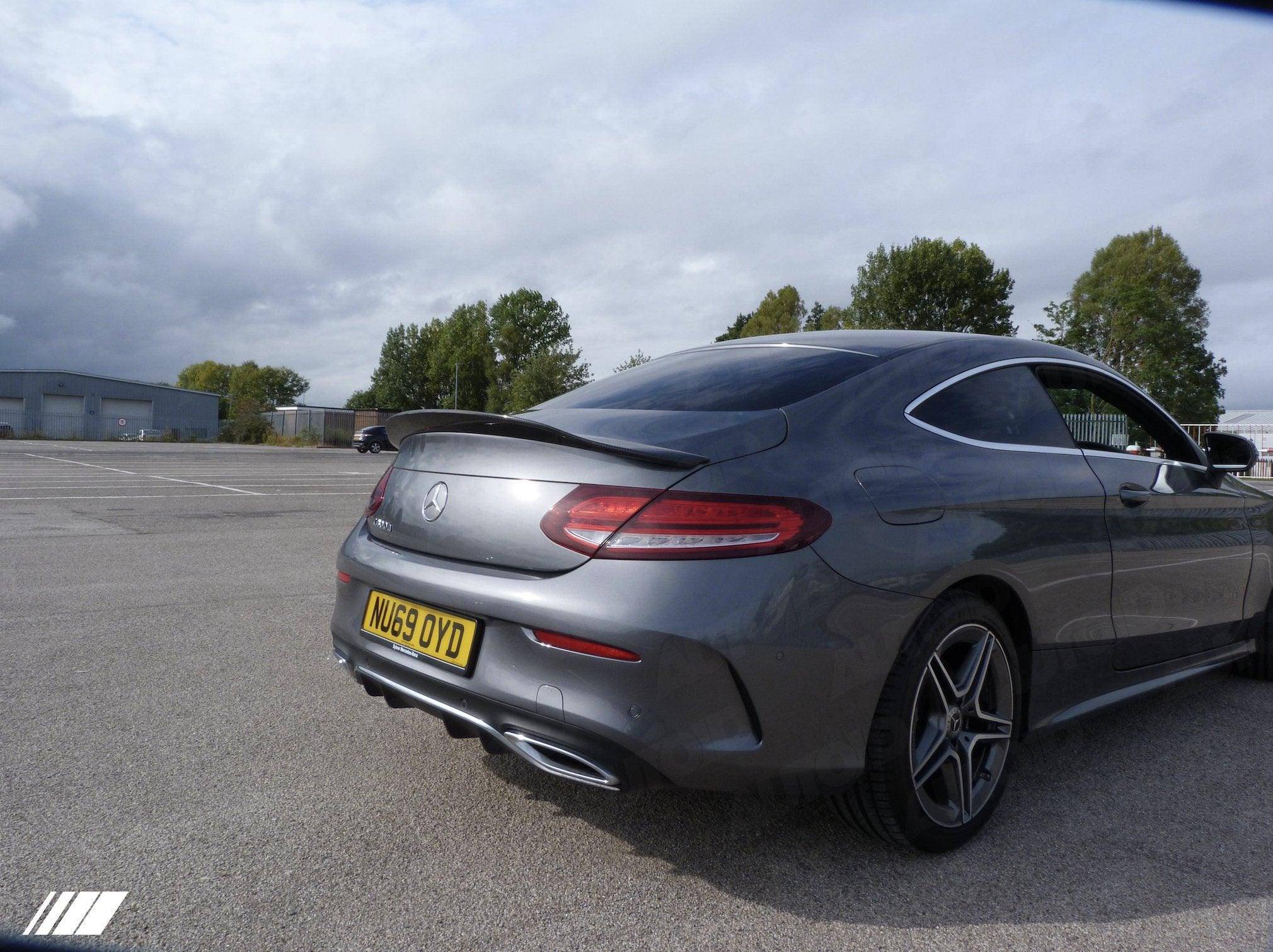 Carbon Fibre Ducktail Rear Spoiler for Mercedes C Class & C63 by FORM (2015+, C205) FORM Industries