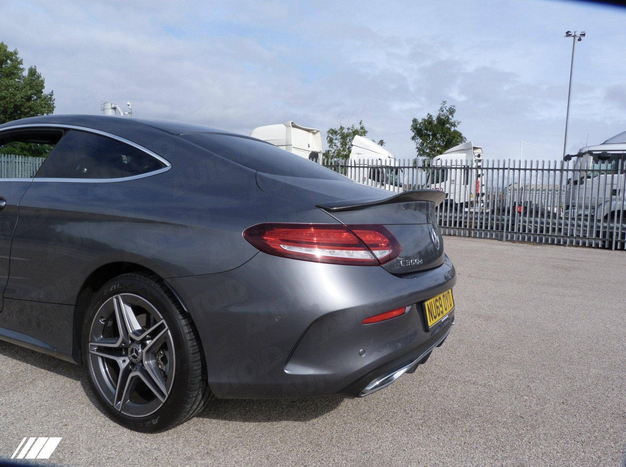 Carbon Fibre Ducktail Rear Spoiler for Mercedes C Class & C63 by FORM (2015+, C205) FORM Industries