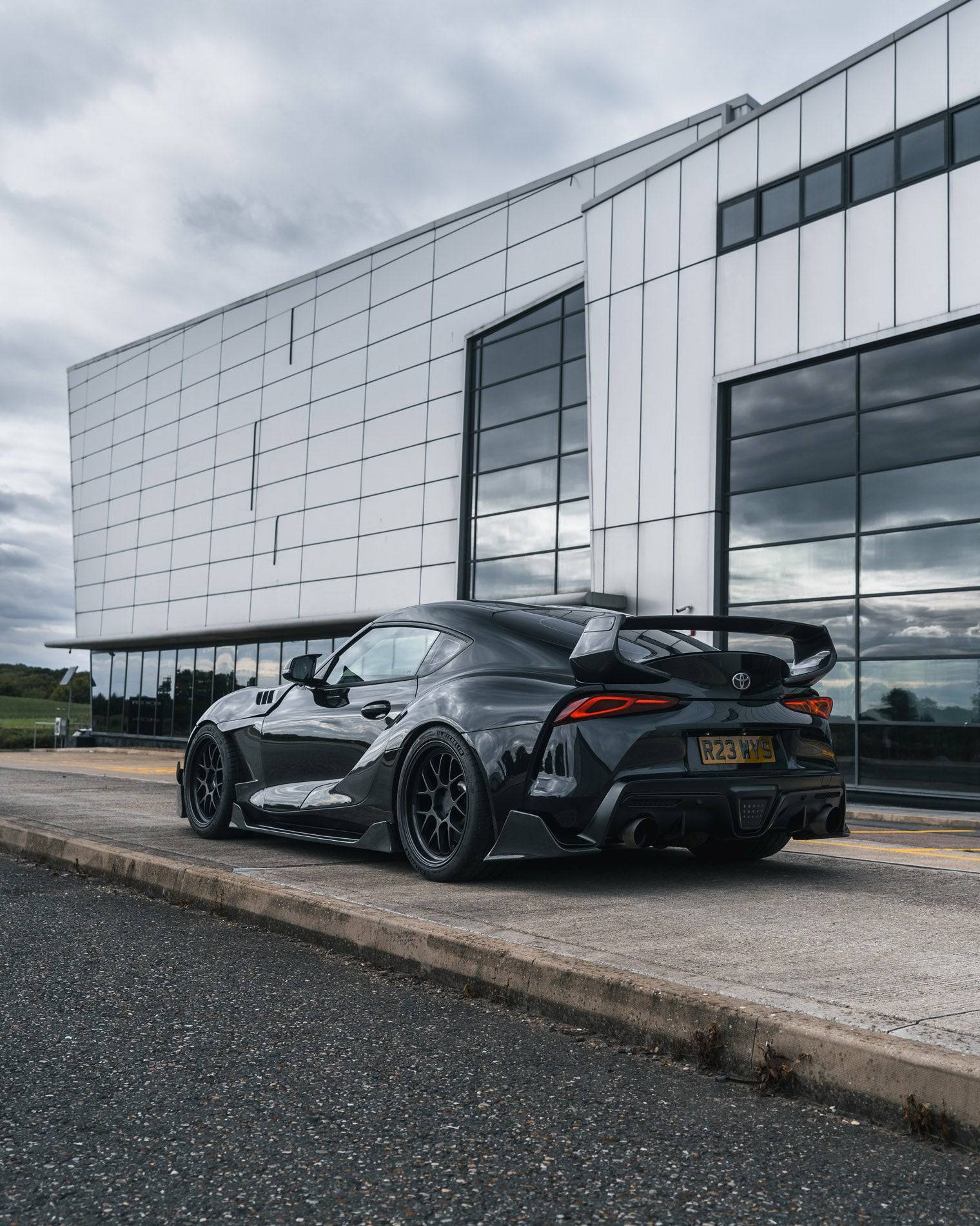 Carbon Fibre ID-23 Door Sill Trims for Toyota Supra by FORM (2019+, J29) FORM Industries