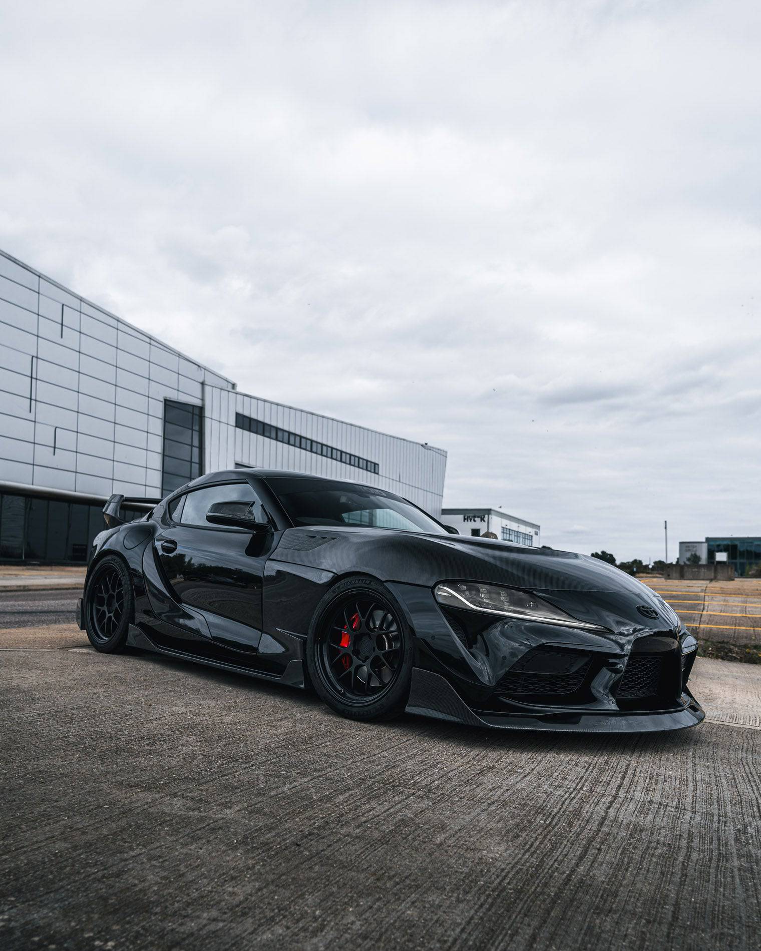 Carbon Fibre ID-23 Door Sill Trims for Toyota Supra by FORM (2019+, J29) FORM Industries