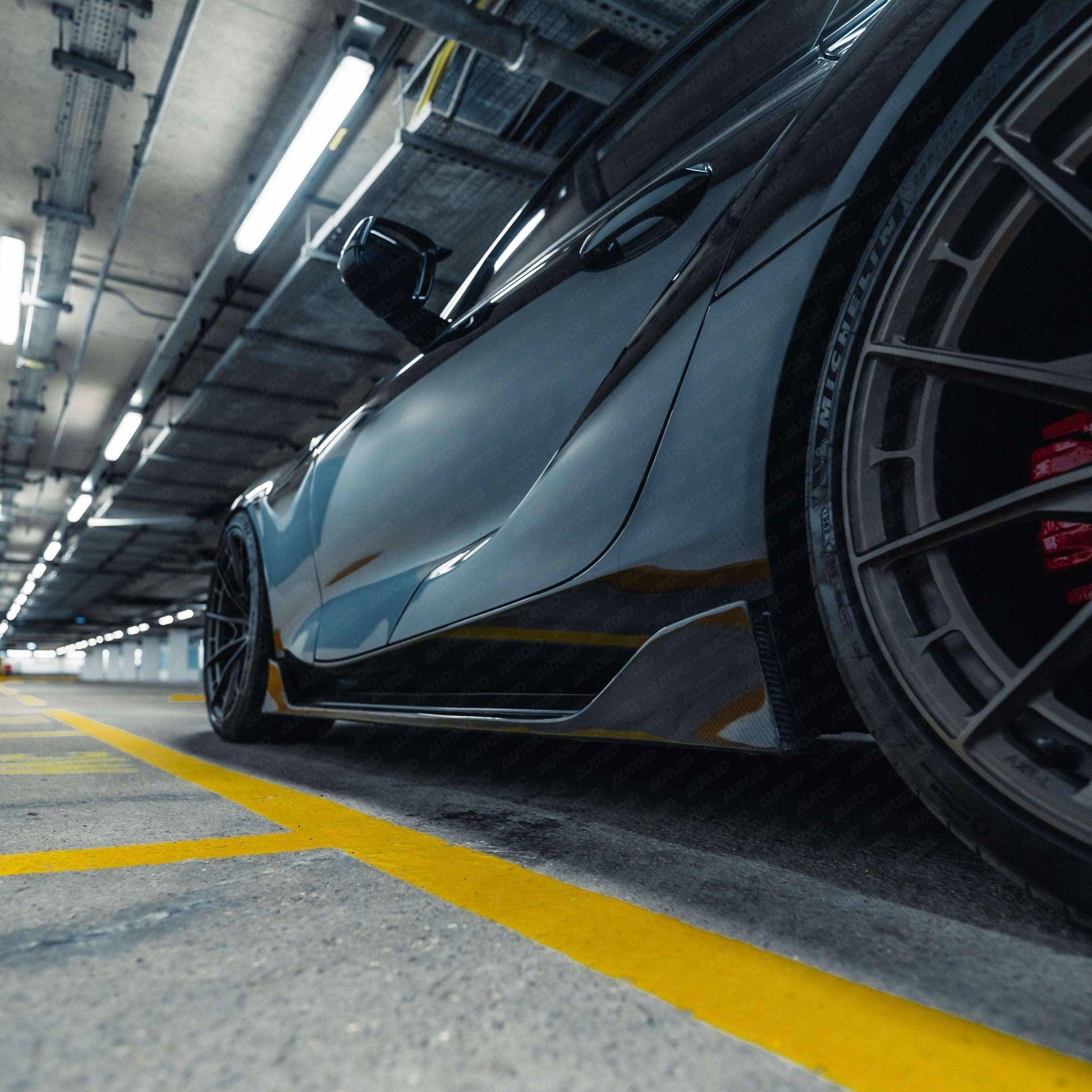 Carbon Fibre ID-23 Side Skirts for Toyota Supra by FORM (2019+, J29) FORM Industries