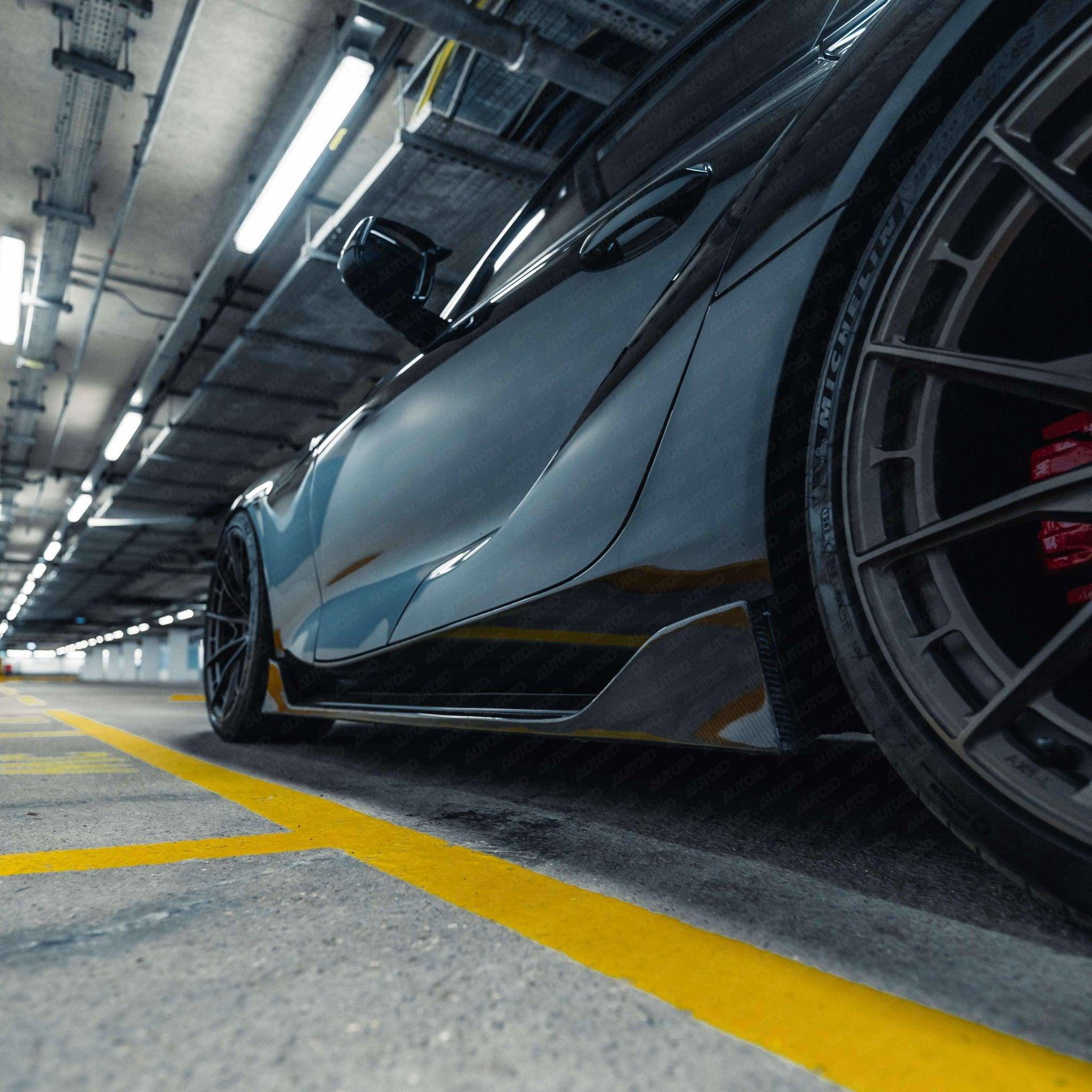 Carbon Fibre ID-23 Side Skirts for Toyota Supra by FORM (2019+, J29) FORM Industries