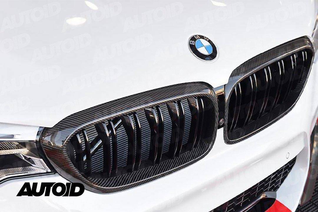 Carbon Fibre Kidney Grilles for BMW 5 Series & M5 by FORM (2017-2020, G30 G31 F90) FORM Industries