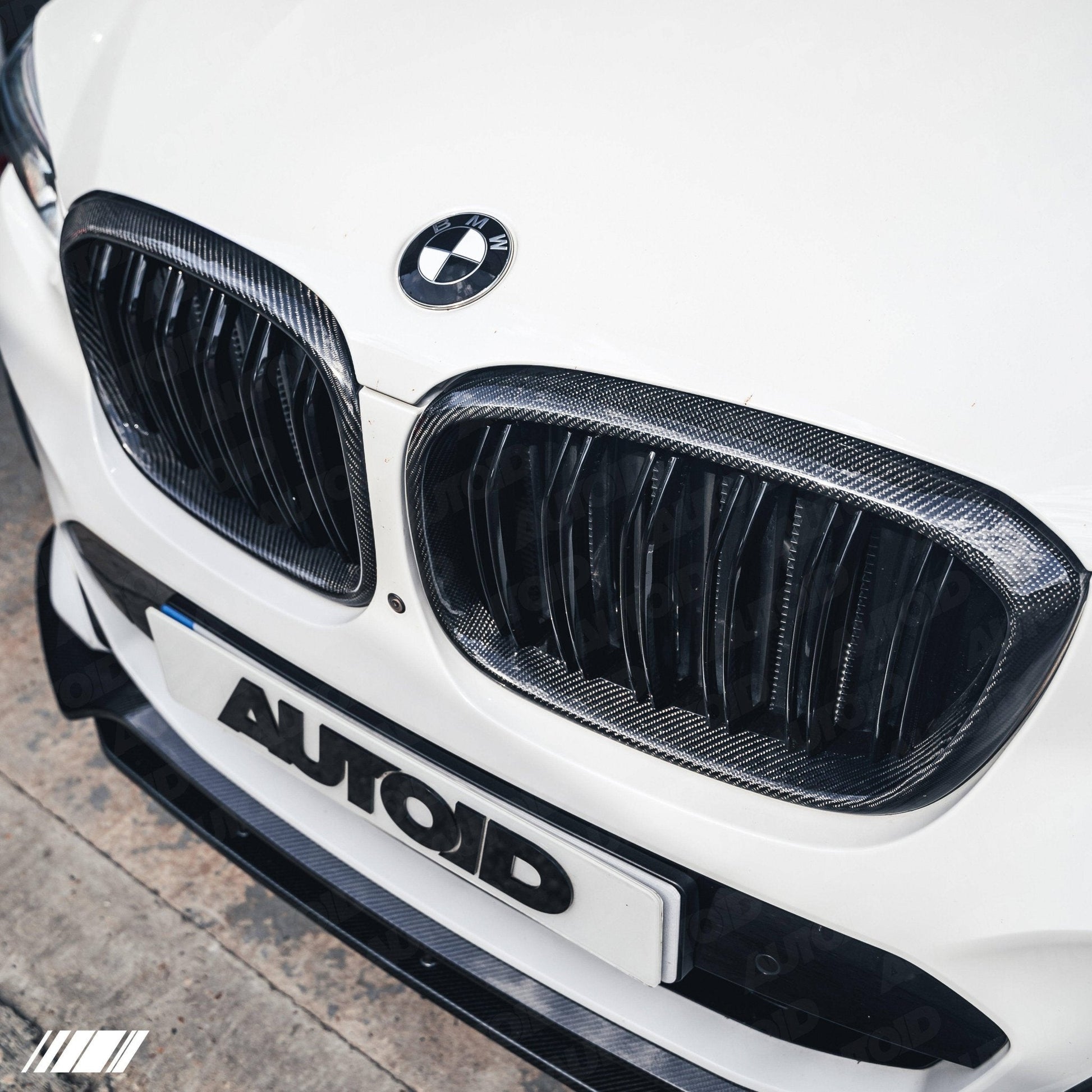 BMW X3 G01, X3M F97, X4 G02 & X4M F98 Carbon Fibre Kidney Grilles by FORM (2019+) FORM Industries