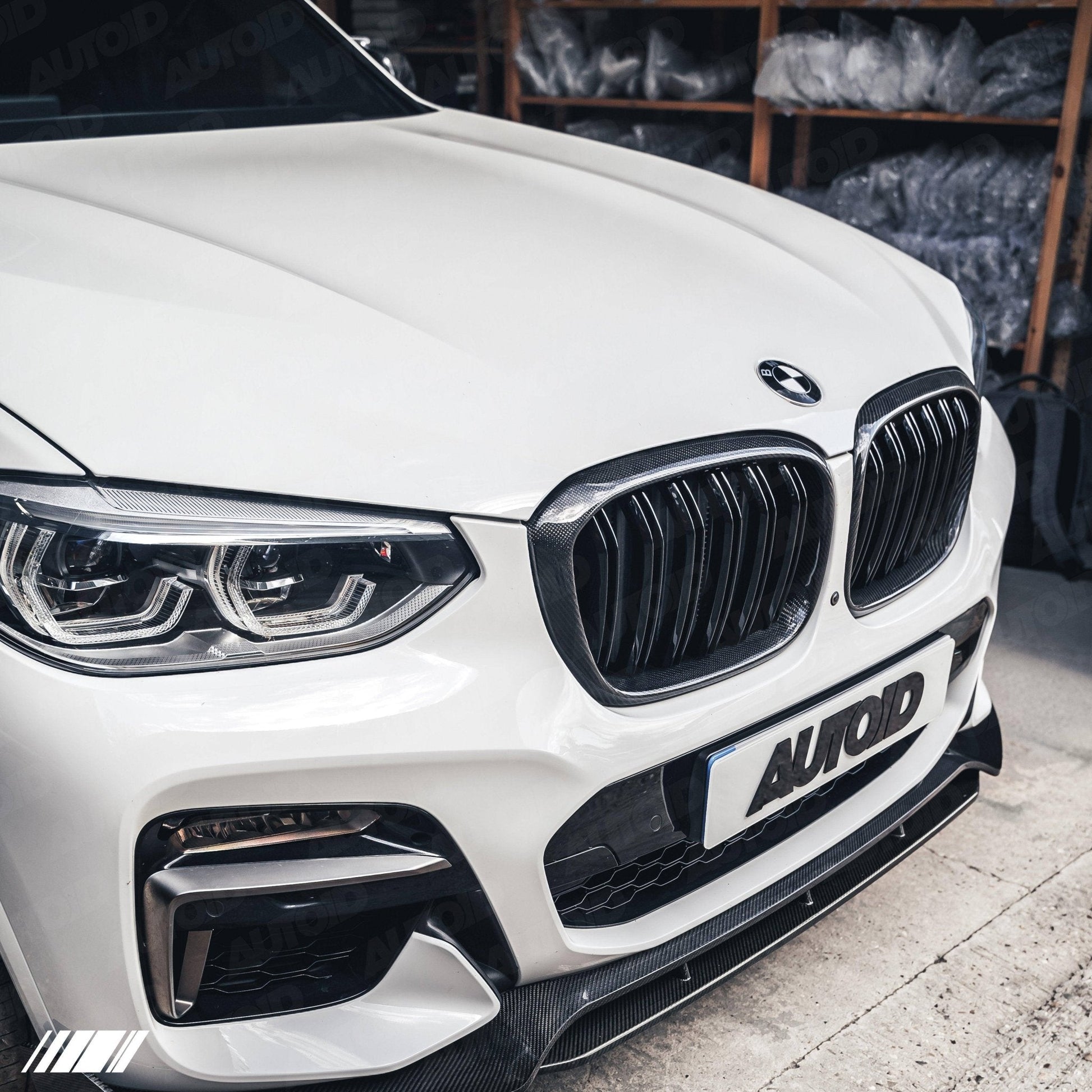BMW X3 G01, X3M F97, X4 G02 & X4M F98 Carbon Fibre Kidney Grilles by FORM (2019+) FORM Industries