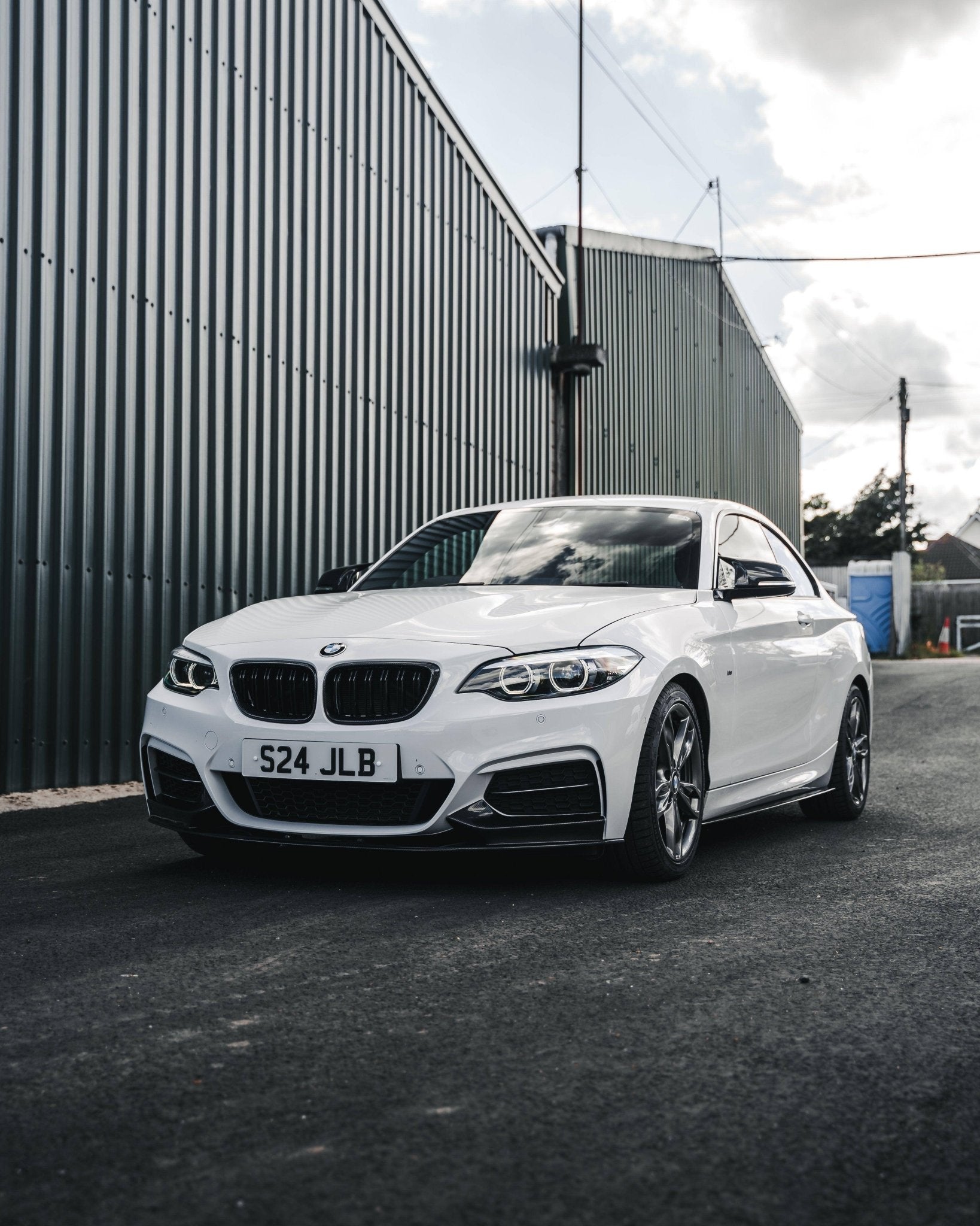 BMW 2 Series M Sport F22 F23 Carbon Fibre Front Splitter by FORM (2014-2020) FORM Industries