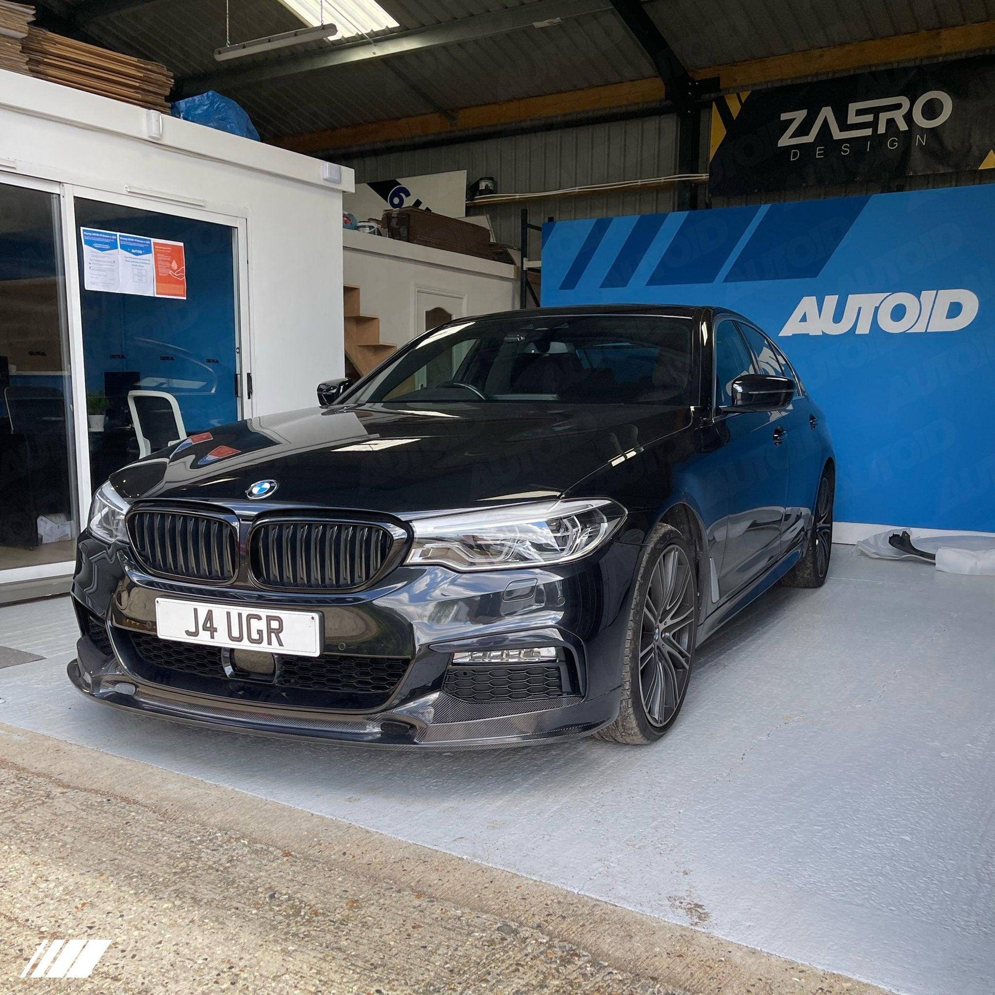 Carbon Fibre Performance Front Splitter for BMW 5 Series by FORM (2017-2019, G30 G31) FORM Industries