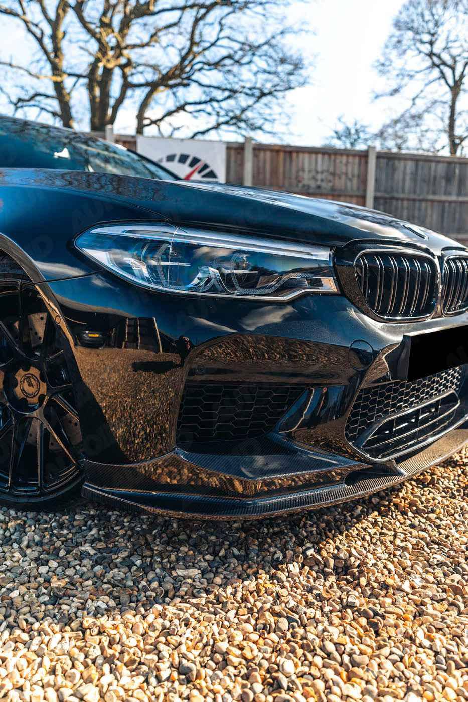 Carbon Fibre Performance Front Splitter for BMW M5 by FORM (2017-2020, F90) FORM Industries