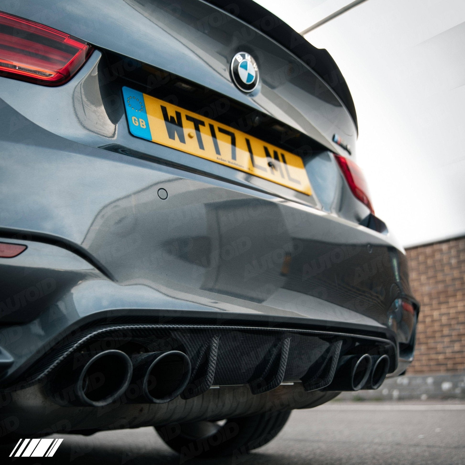 BMW M3 F80 & M4 F82 F83 Carbon Fibre Rear Diffuser by FORM (2014-2019) FORM Industries