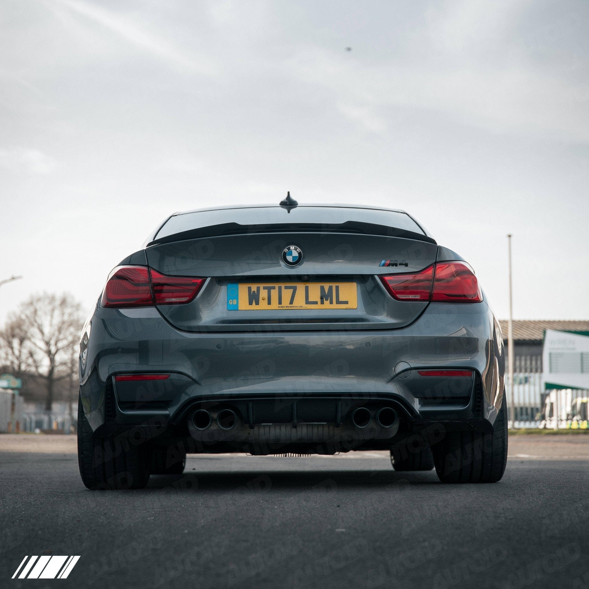 BMW M3 F80 & M4 F82 F83 Carbon Fibre Rear Diffuser by FORM (2014-2019) FORM Industries