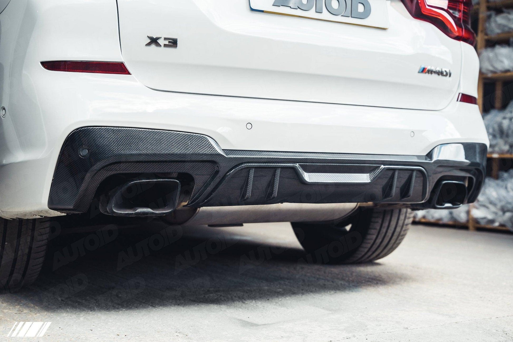 BMW X3 M40i G01 Pre-LCI Carbon Fibre Performance Rear Diffuser by FORM (2018-2020) FORM Industries
