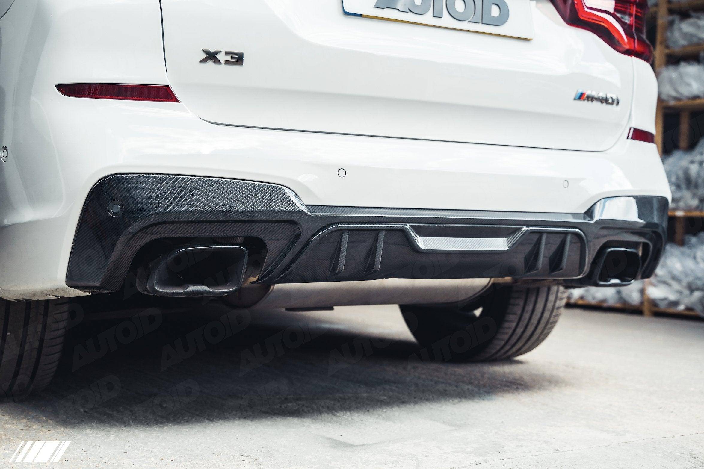 BMW X3 M40i G01 Pre-LCI Carbon Fibre Performance Rear Diffuser by FORM (2018-2020) FORM Industries