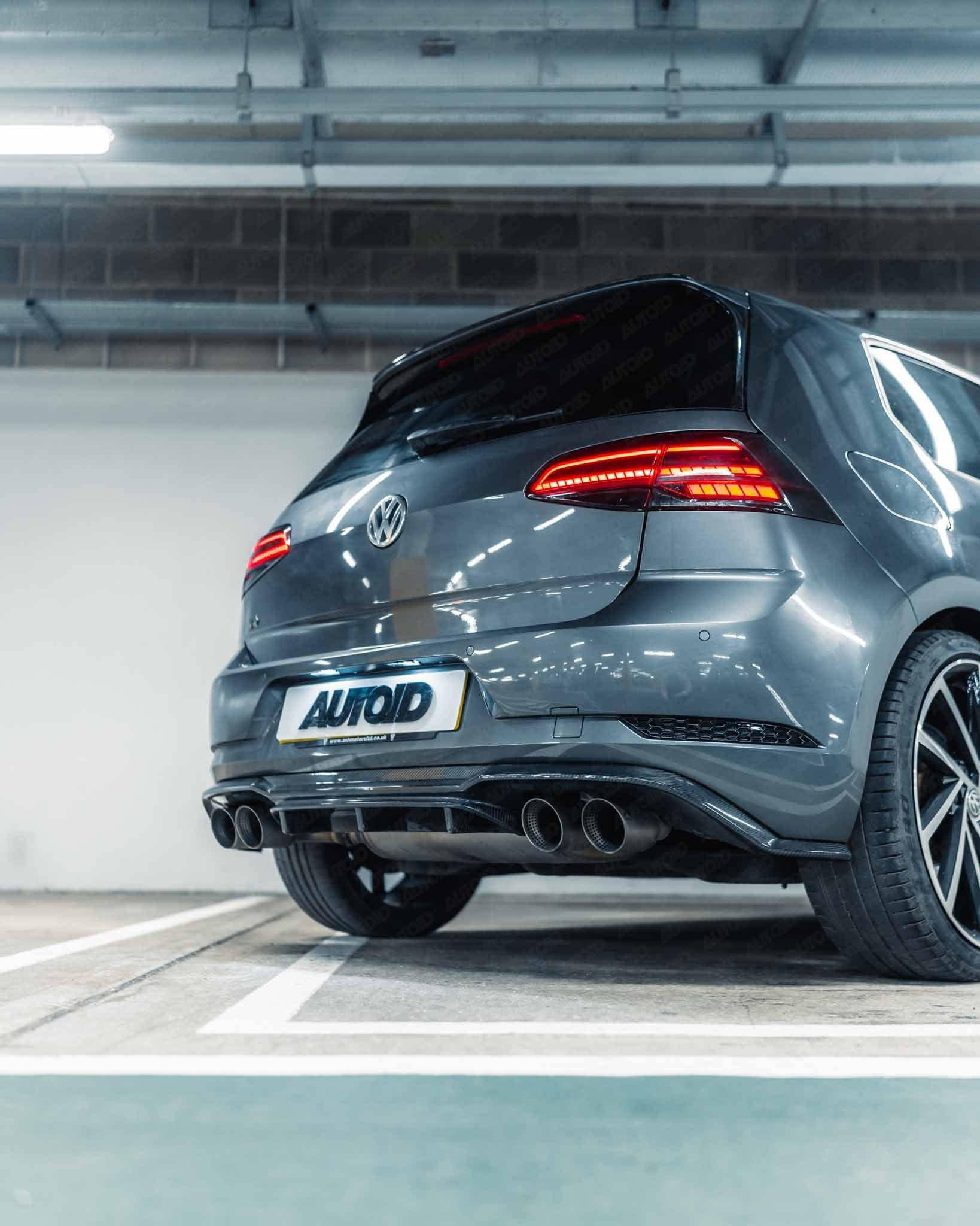 Carbon Fibre Performance Rear Diffuser for VW Golf GTI & R by FORM (2016-2020, Mk7.5) FORM Industries