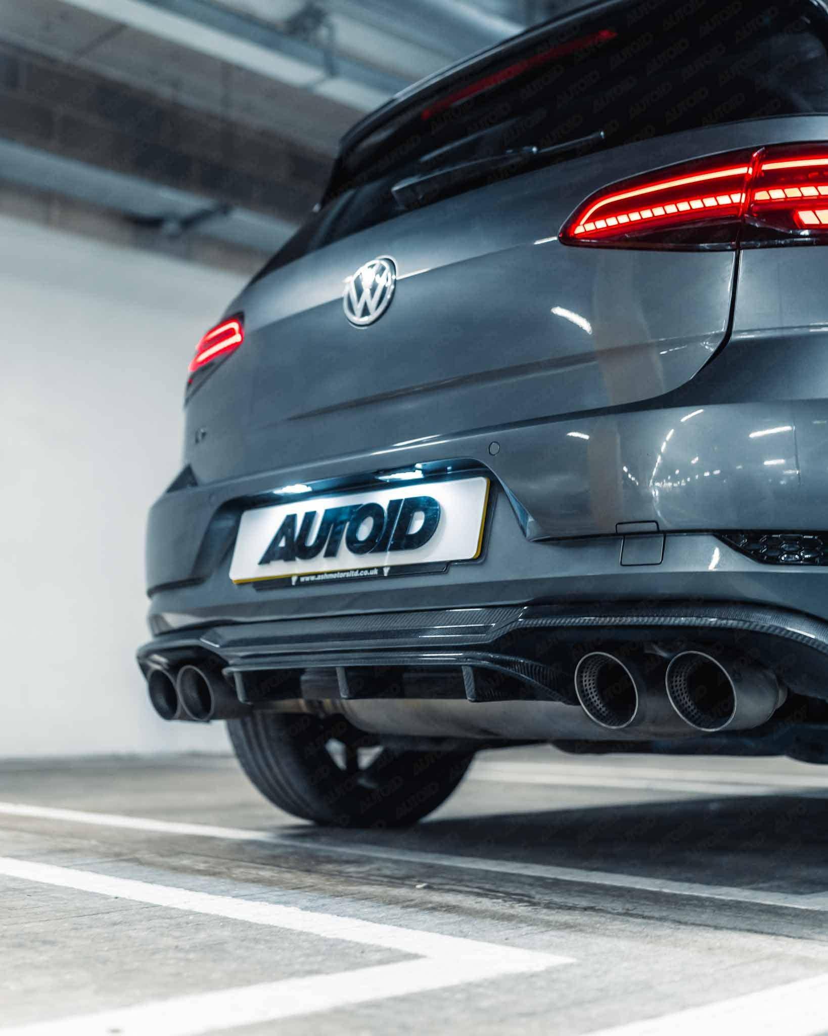 Carbon Fibre Performance Rear Diffuser for VW Golf GTI & R by FORM (2016-2020, Mk7.5) FORM Industries