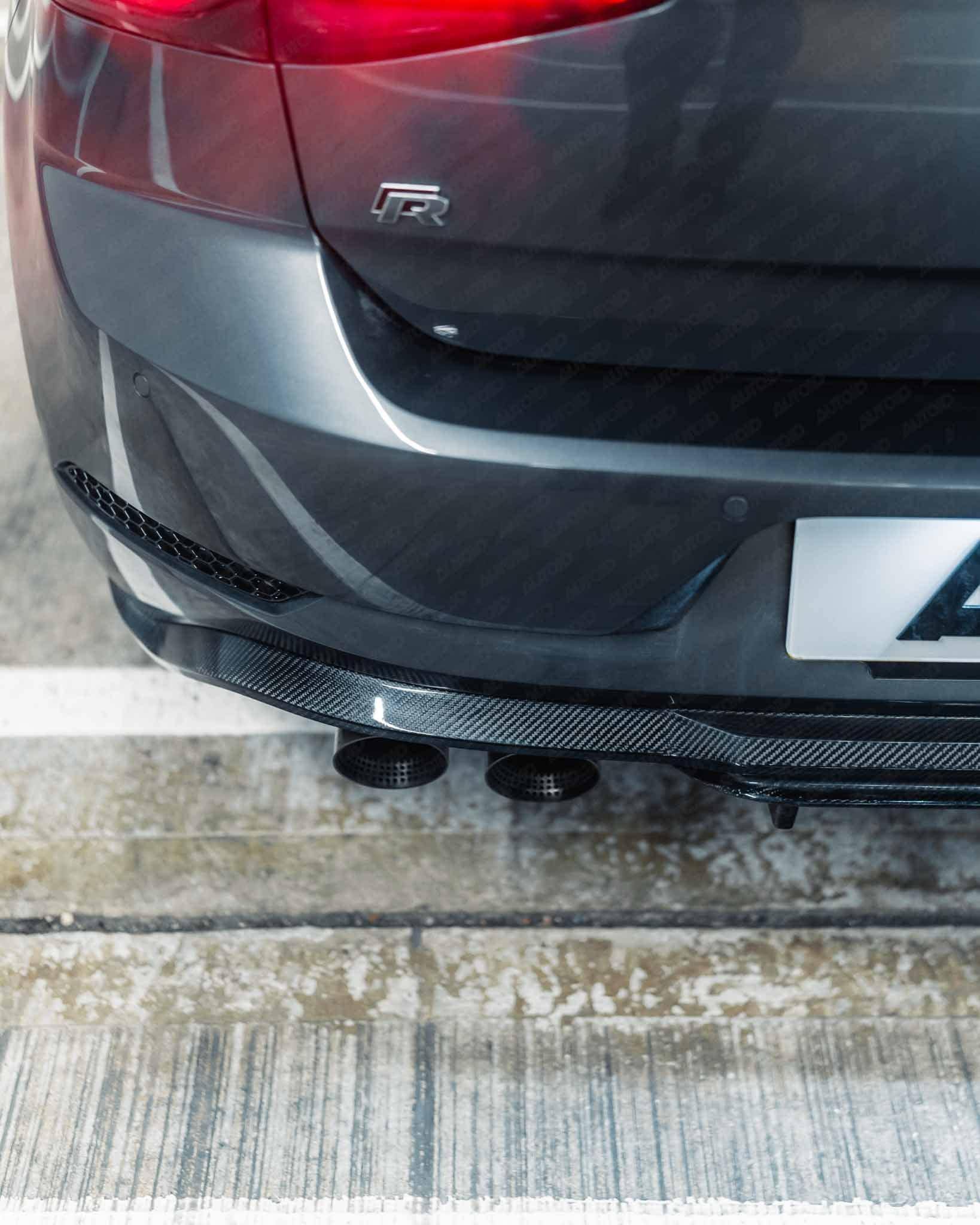 Carbon Fibre Performance Rear Diffuser for VW Golf GTI & R by FORM (2016-2020, Mk7.5) FORM Industries