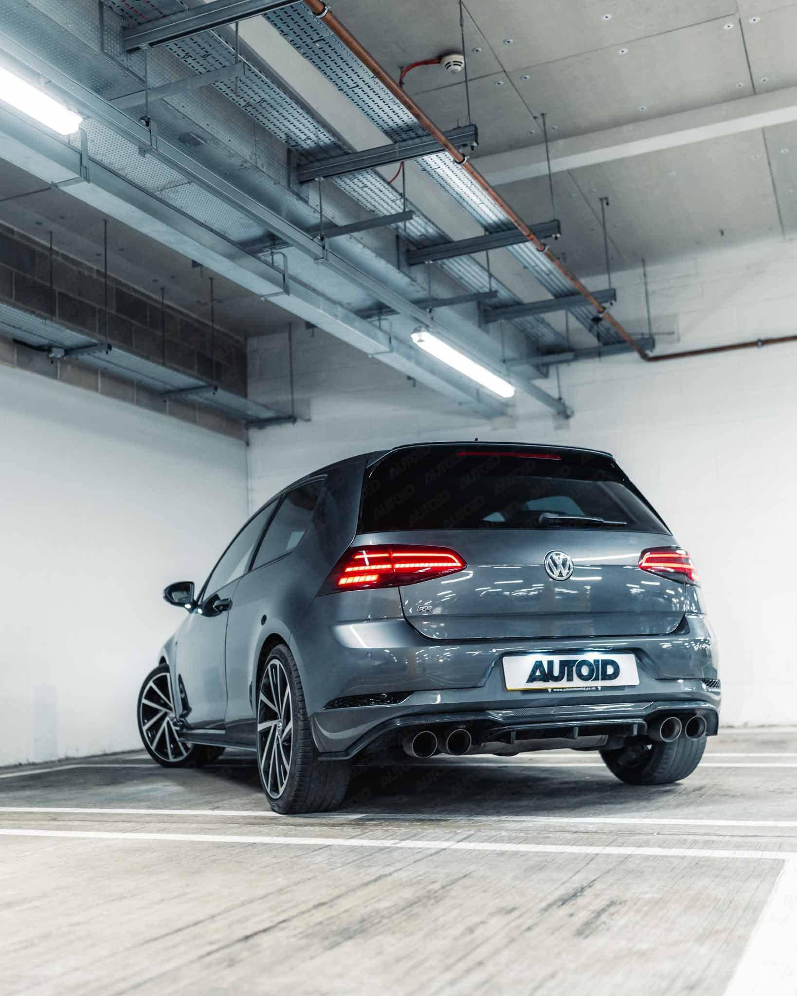 Carbon Fibre Performance Rear Diffuser for VW Golf GTI & R by FORM (2016-2020, Mk7.5) FORM Industries