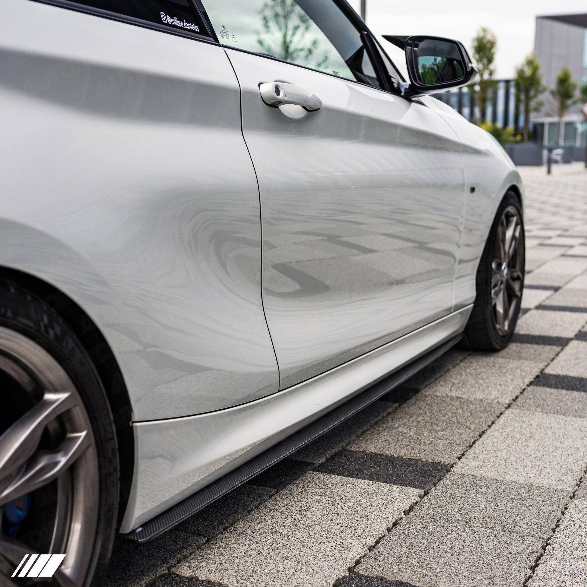 BMW 1 Series F20 & 2 Series F22 Carbon Fibre Performance Side Skirts by FORM (2014-2020) FORM Industries