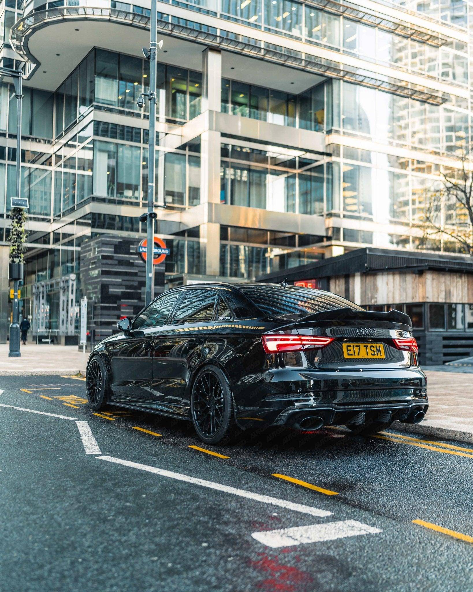 Carbon Fibre Rear Diffuser for Audi RS3 Saloon by FORM (2017-2020, 8V LCI) FORM Industries