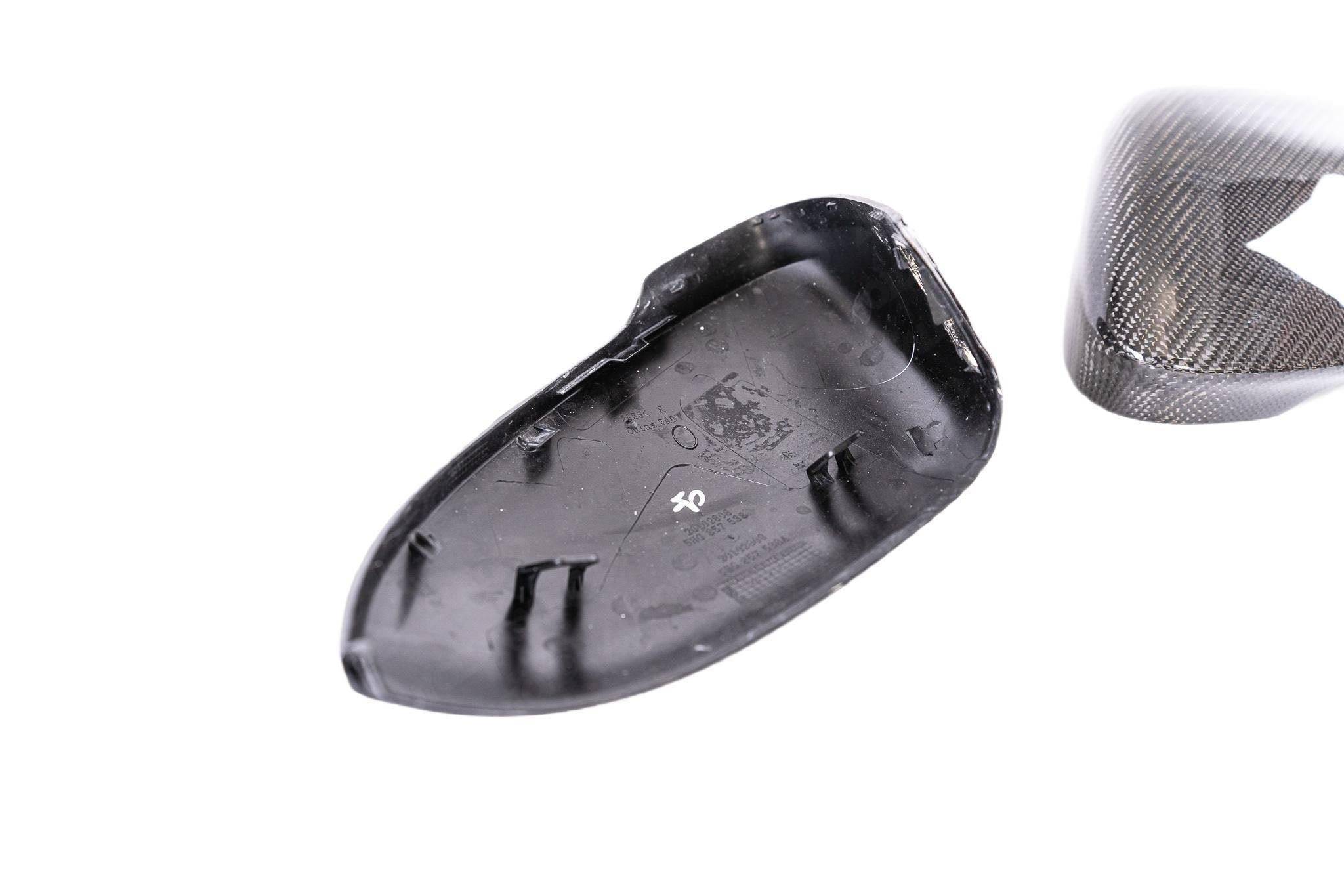 VW Golf / Golf GTI / Golf R Mk8 & Mk8.5 Carbon Fibre Wing Mirror Covers by FORM (2019+) FORM Industries