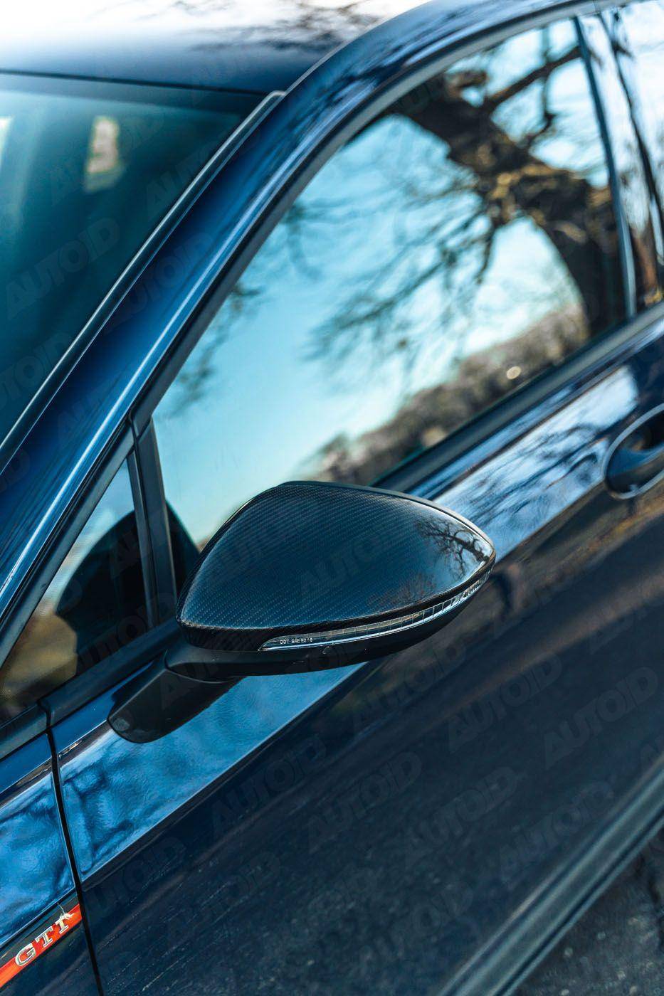 VW Golf / Golf GTI / Golf R Mk8 & Mk8.5 Carbon Fibre Wing Mirror Covers by FORM (2019+) FORM Industries