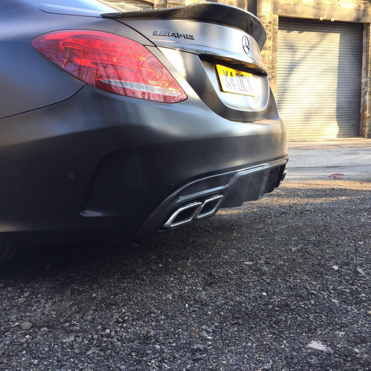 MERCEDES W205 C63 & C63S SALOON 4DR CARBON DIFFUSER - CT DESIGN