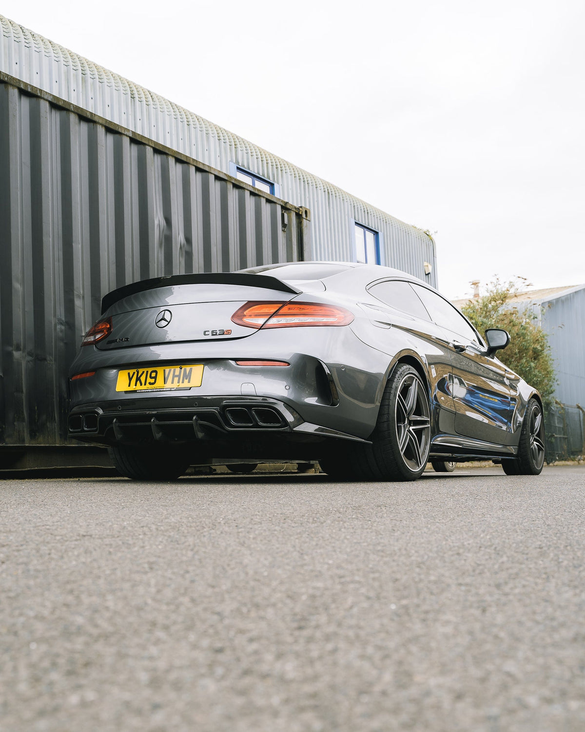 MERCEDES C63/C63S/C CLASS W205 COUPE CARBON SPOILER - V2