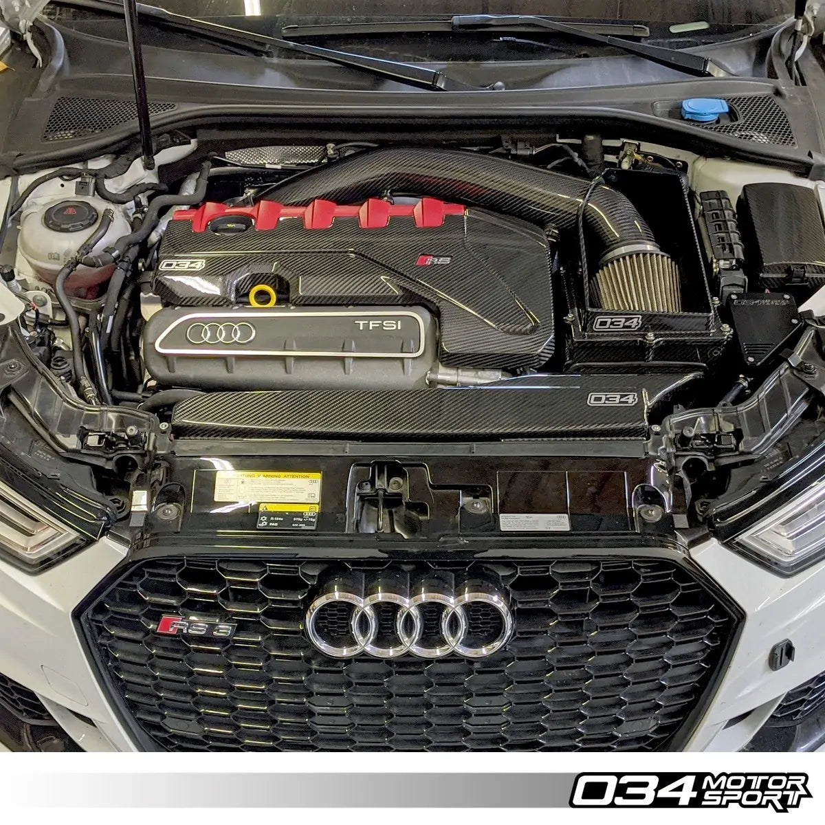 034Motorsport Audi 8V RS3 and 8S TTRS Carbon Fiber Engine Cover
