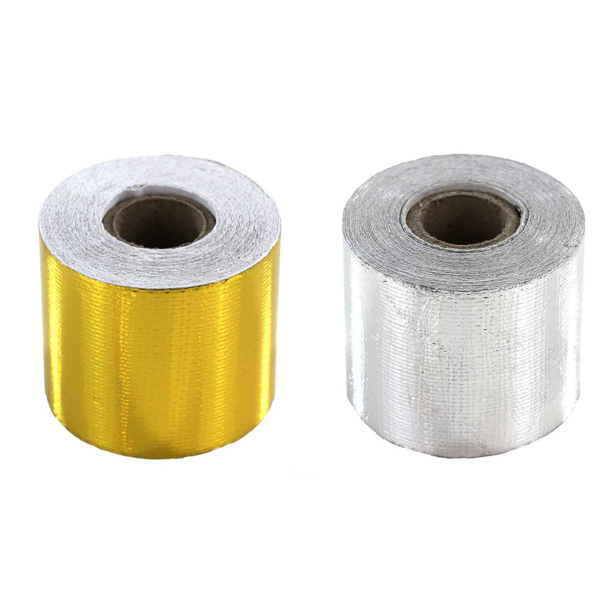 Exoracing gold and silver heat reflective tape rolls