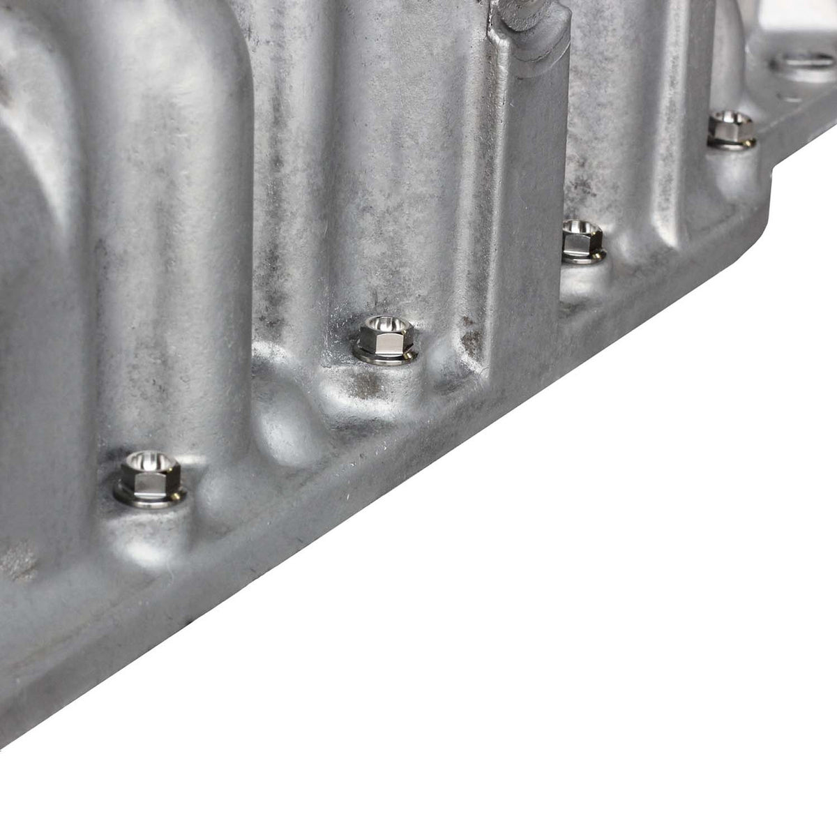 Exoracing titanium sump bolts installed on Honda K-Series cast alloy sump pan