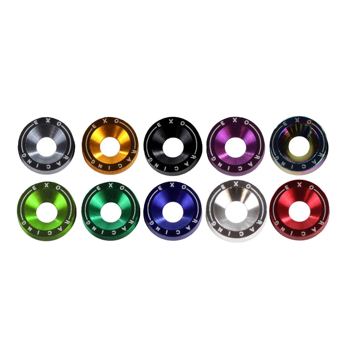 Exoracing M6 dress up bolt and washer kit colour range