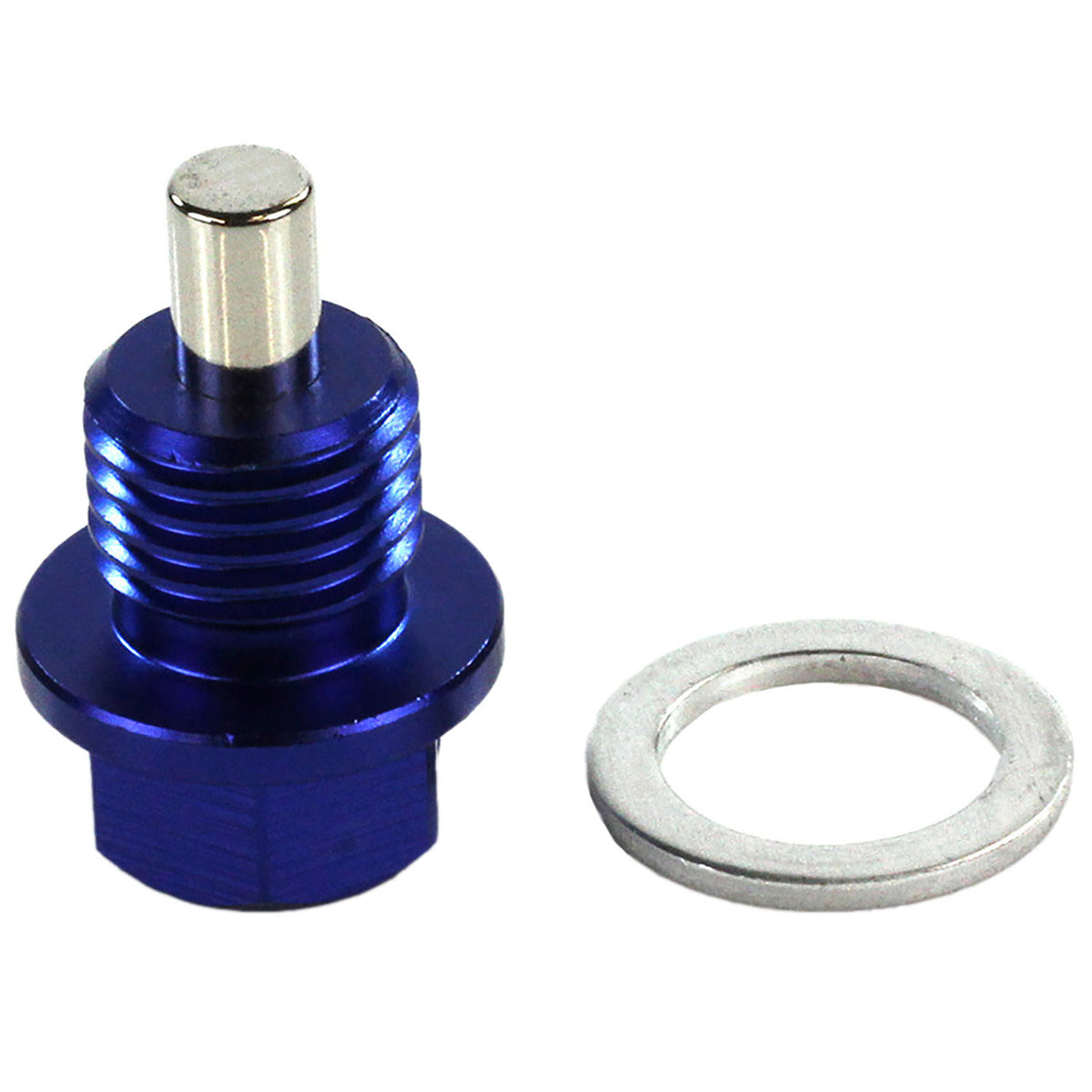 Blue Exoracing magnetic sump plug