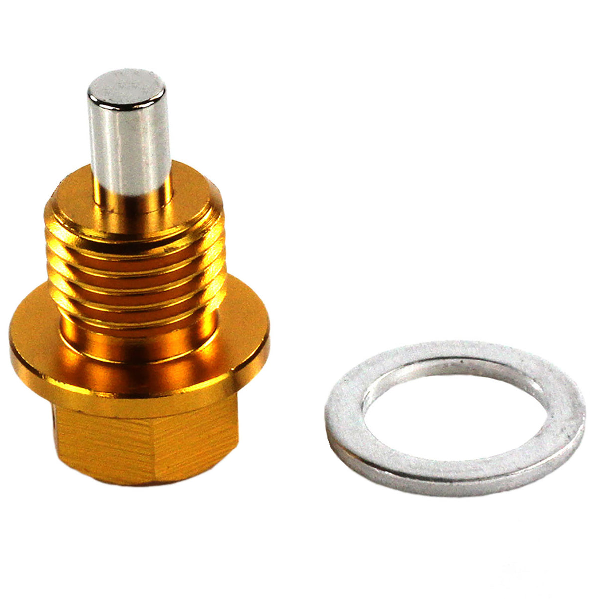 Gold Exoracing magnetic sump plug