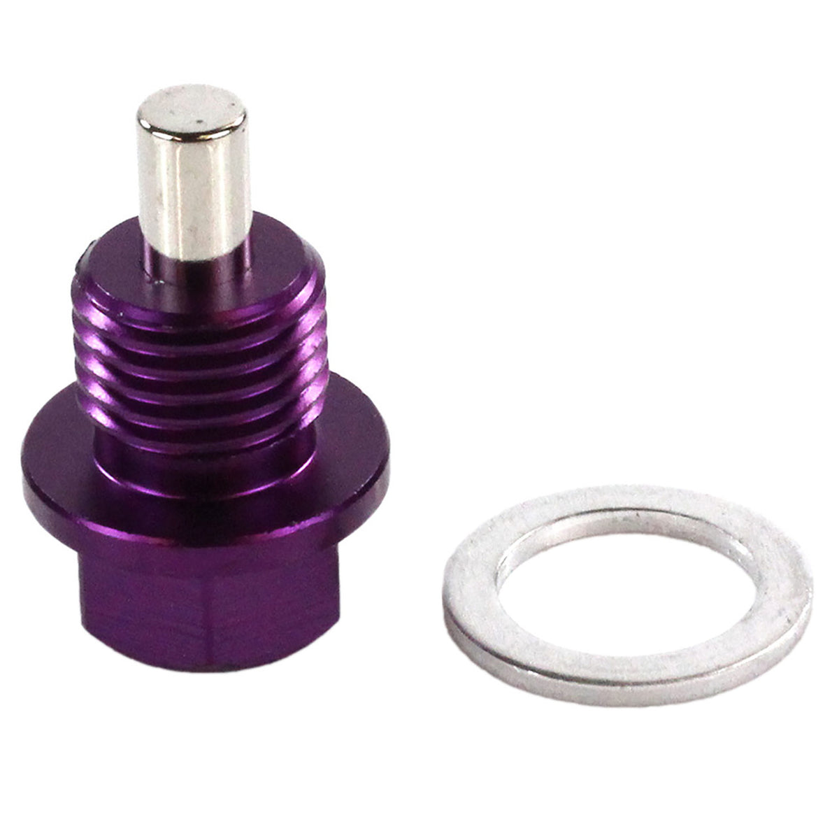 Purple Exoracing magnetic sump plug