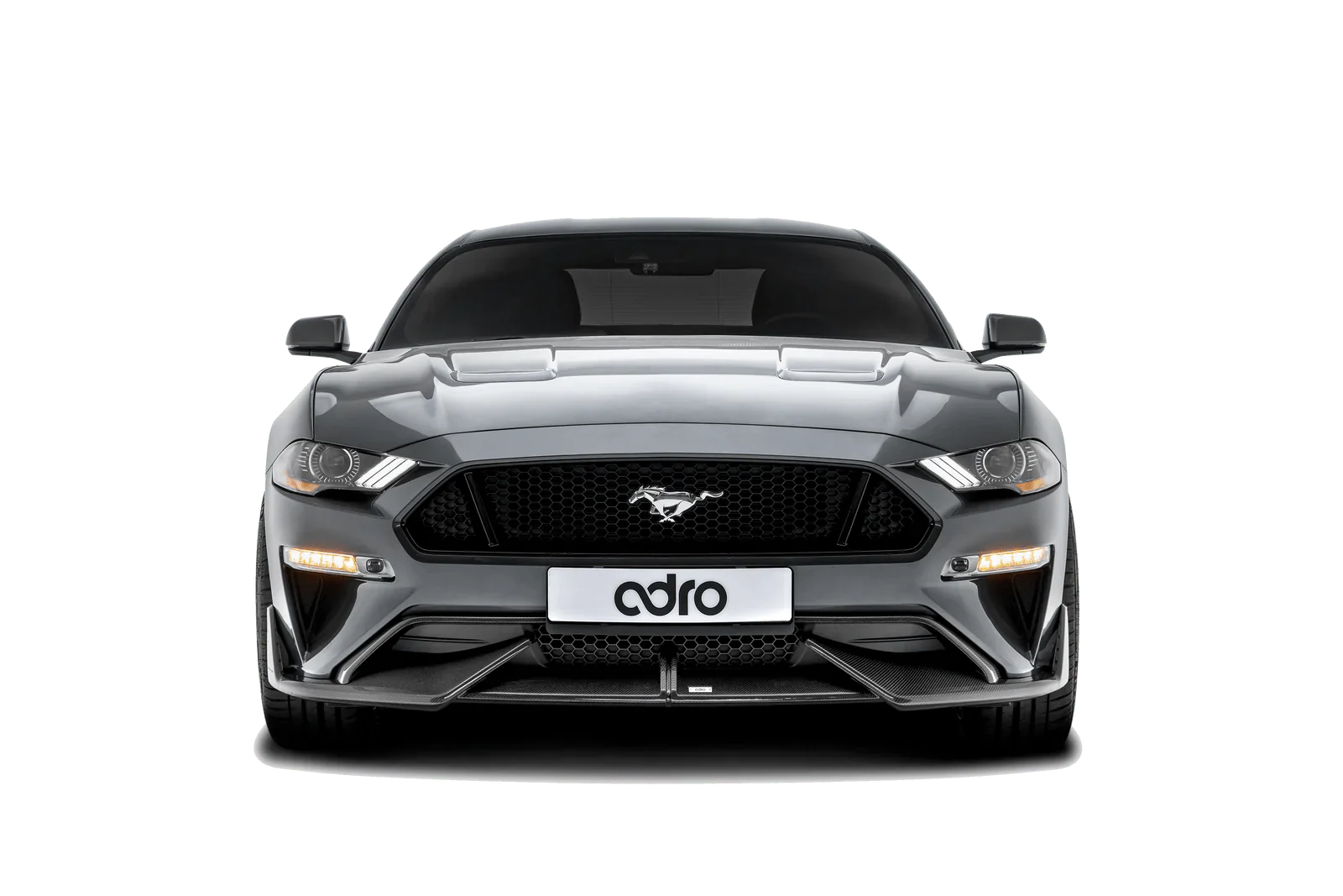 Ford Mustang Carbon Fibre Side Skirts by Adro (2018+)