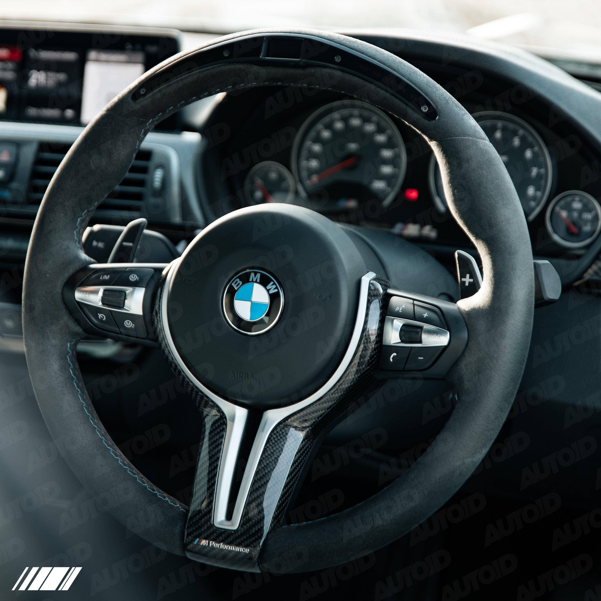 Full Carbon Fibre Steering Wheel Trim for BMW M Cars by FORM (2014-2021, Fxx) FORM Industries