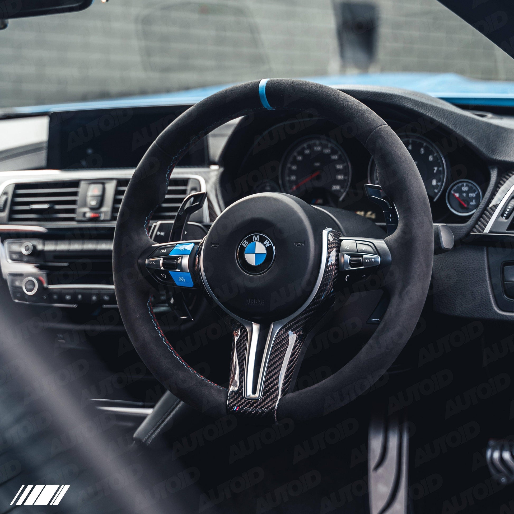 Full Carbon Fibre Steering Wheel Trim for BMW M Cars by FORM (2014-2021, Fxx) FORM Industries