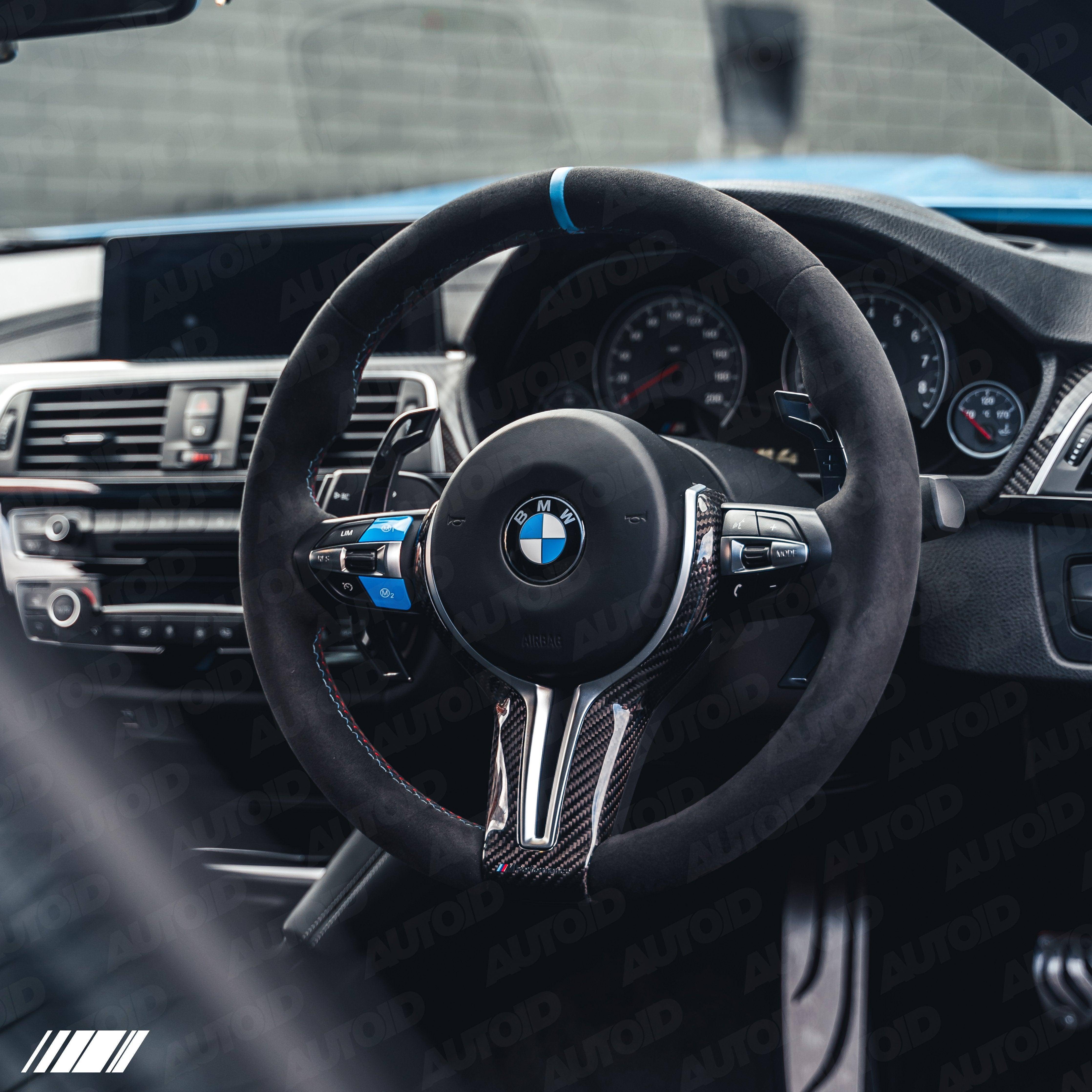 Full Carbon Fibre Steering Wheel Trim for BMW M Cars by FORM (2014-2021, Fxx) FORM Industries