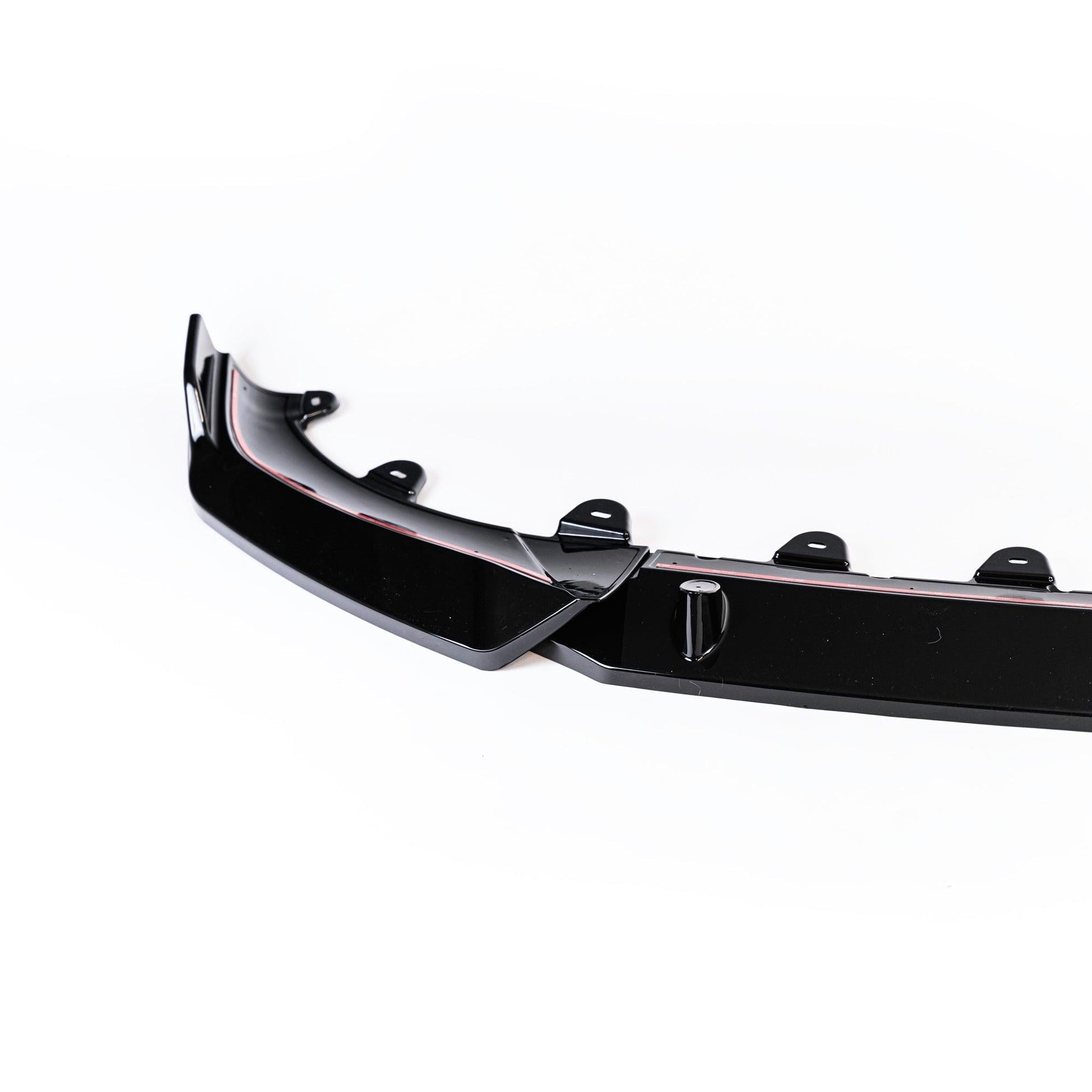 BMW iX3, X3 LCI G01 & X4 LCI G02 Gloss Black Competition Front Splitter by FORM (2021-2024) FORM Industries