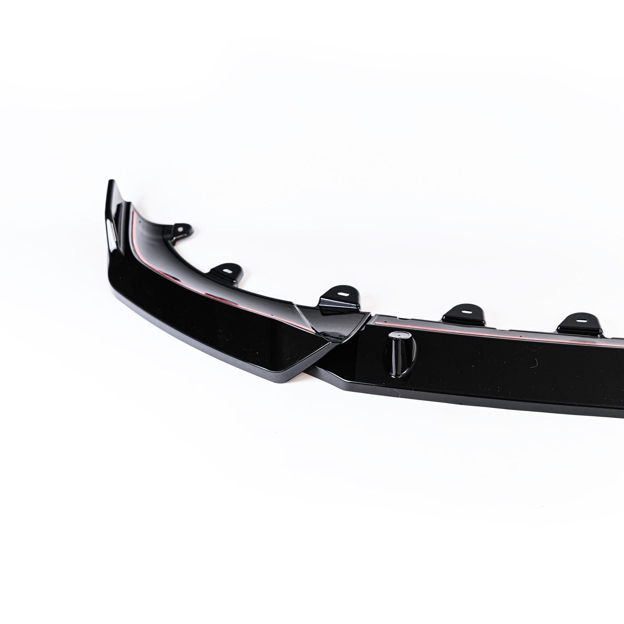 BMW iX3, X3 LCI G01 & X4 LCI G02 Gloss Black Competition Front Splitter by FORM (2021-2024) FORM Industries
