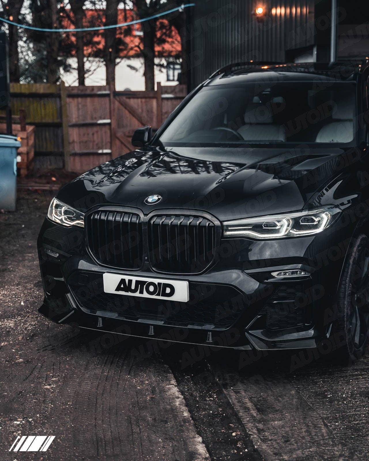Gloss Black Competition Front Splitter for BMW X7 by FORM (2018+, G07) FORM Industries