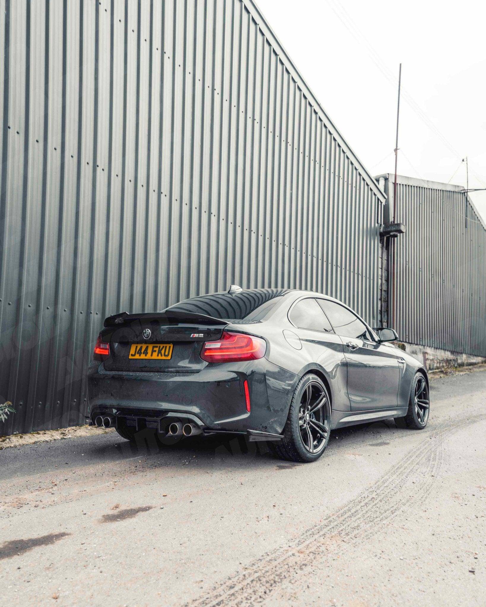 BMW M2 & M2 Competition F87 Gloss Black Competition Rear Diffuser by FORM (2015-2021) FORM Industries