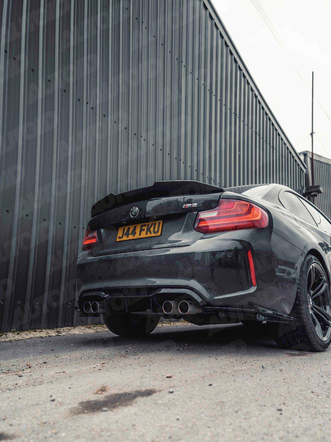 BMW M2 & M2 Competition F87 Gloss Black Competition Rear Diffuser by FORM (2015-2021) FORM Industries