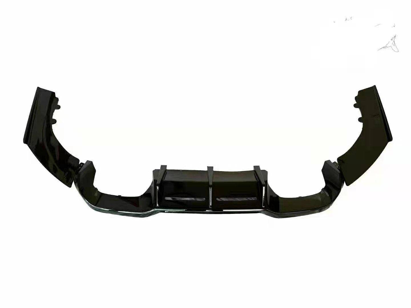 BMW M2 & M2 Competition F87 Gloss Black Competition Rear Diffuser by FORM (2015-2021) FORM Industries