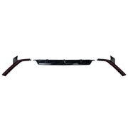 Gloss Black Competition Rear Diffuser Set for BMW X5 by FORM (2018+, G05)