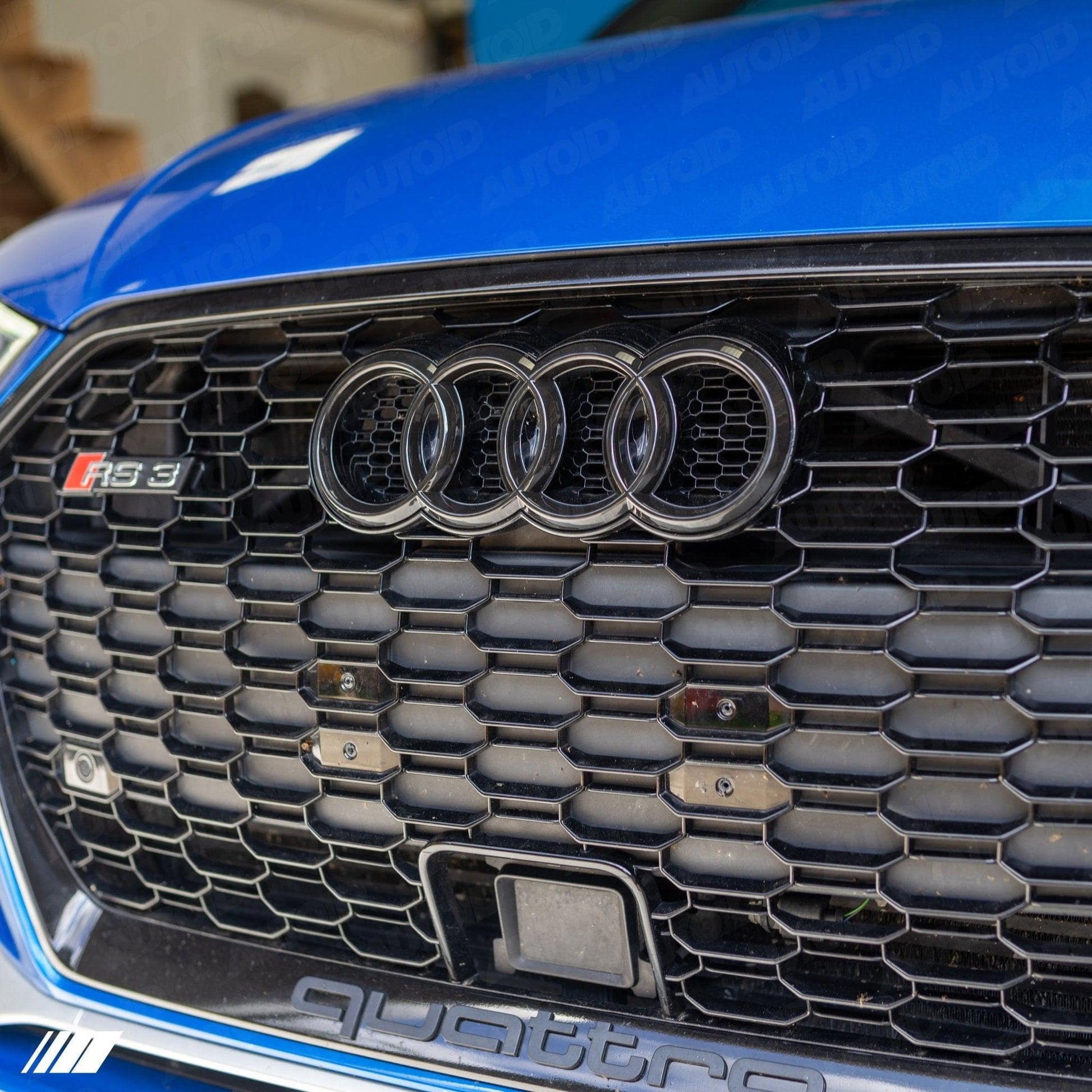 Gloss Black Front Model Grille Badge for Audi FORM Industries