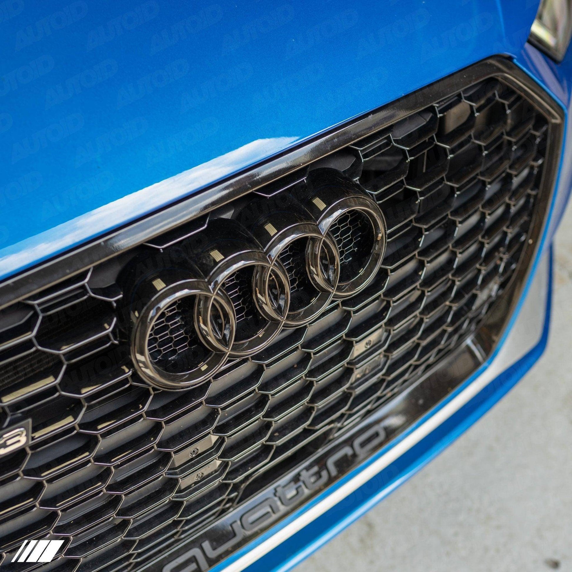 Gloss Black Front Model Grille Badge for Audi FORM Industries