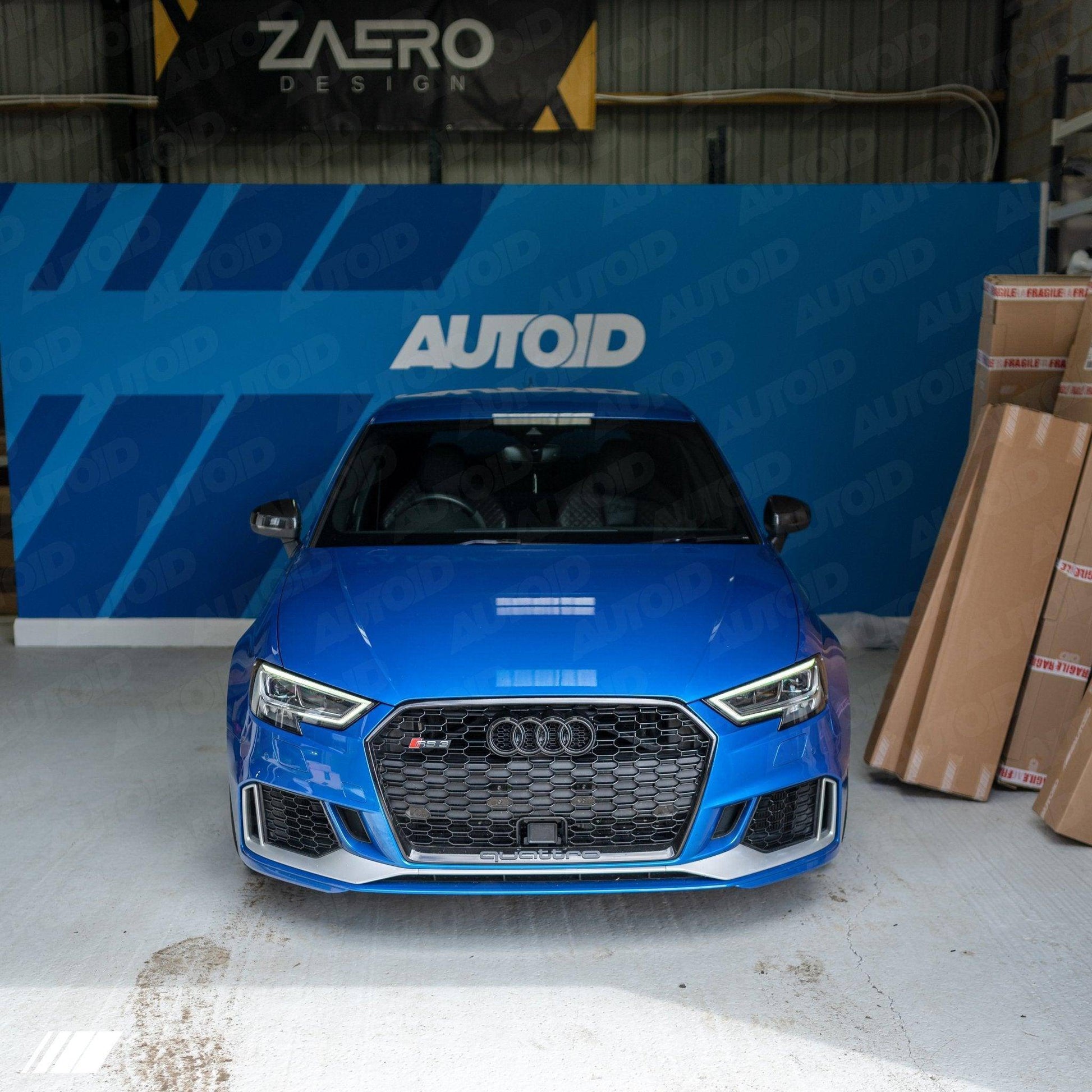 Gloss Black Front Model Grille Badge for Audi FORM Industries